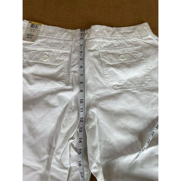 New Lee Womens Capris Size 18M, White, NWT MSRP $38 - Picture 7 of 10